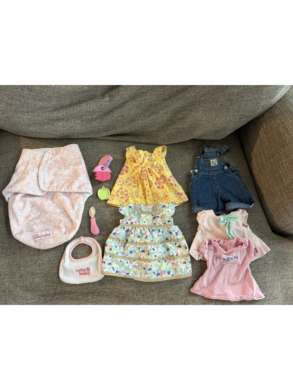 2007 American Girl Bitty Baby Clothing Clothes Accessories Lot